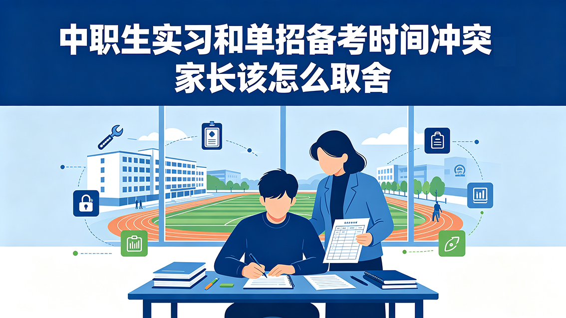 家长课堂｜中职生实习和单招备考时间冲突，家长该怎么取舍