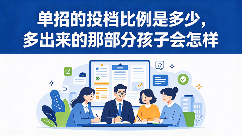 家长课堂｜单招的投档比例是多少，多出来的那部分孩子会怎样